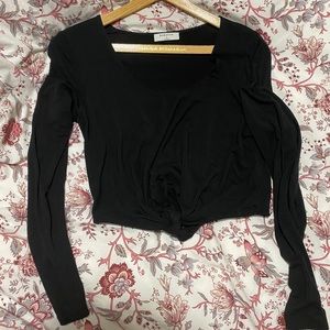 S Babaton (Aritzia) Tie Front Top